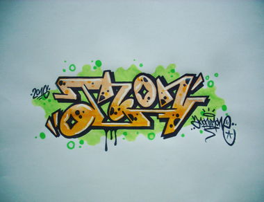Graffiti Sketch - Photo by Anonim1 - Poland, anonim