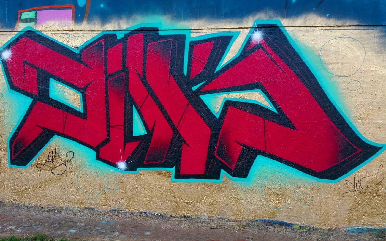 Graffiti Wall - Photo by Anonymous