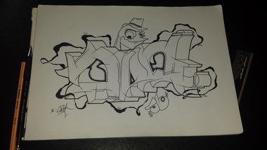 Graffiti Sketch - Photo by Anonymous (2014)