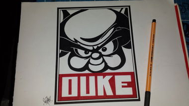 Graffiti Sketch - Photo by Anonymous - duke (2014)