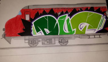 Graffiti Sketch - Photo by Anonymous - DUC (2014)