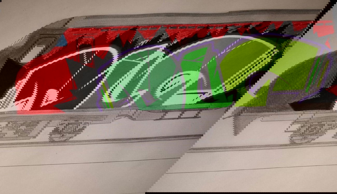 Graffiti Sketch - Photo by Anonymous - DUC (2014)