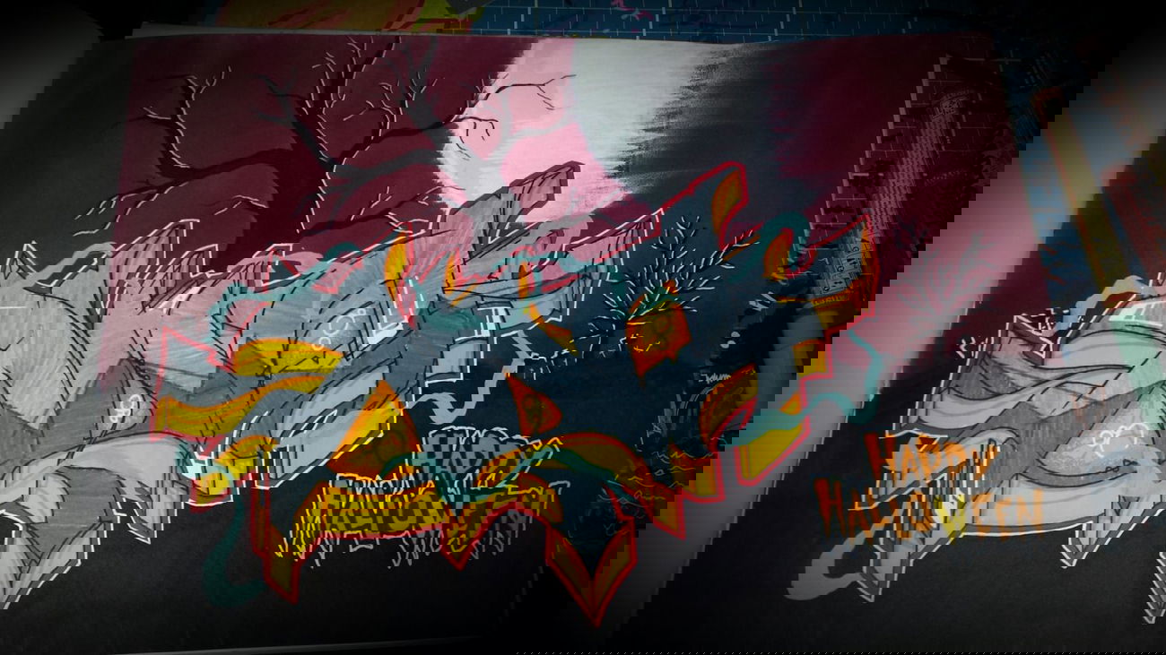 Graffiti Sketch - Photo by Anonymous