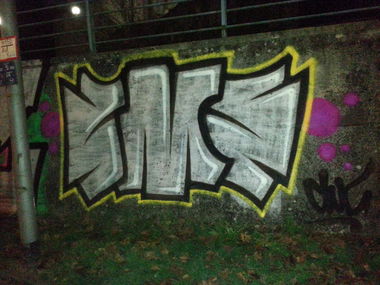 Graffiti Bombing - Photo by Anonymous