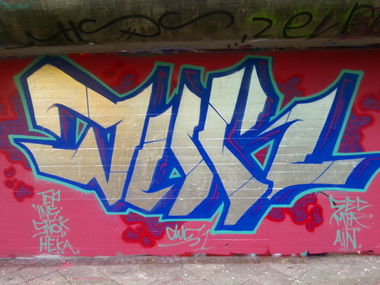 Graffiti Wall - Photo by Anonymous