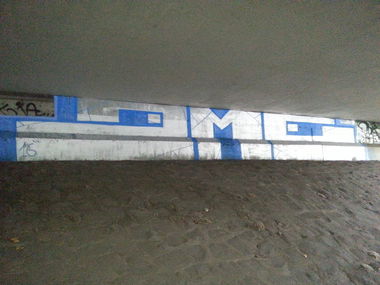 Graffiti Bombing - Photo by Anonymous