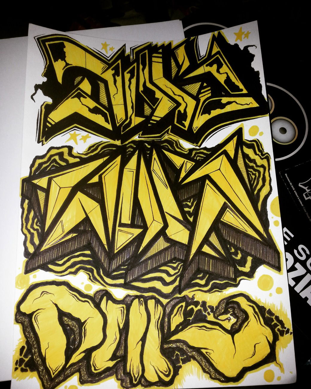 Graffiti Sketch - Photo by Anonymous