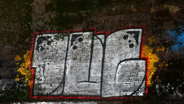 Graffiti Bombing - Photo by Anonymous (2015)