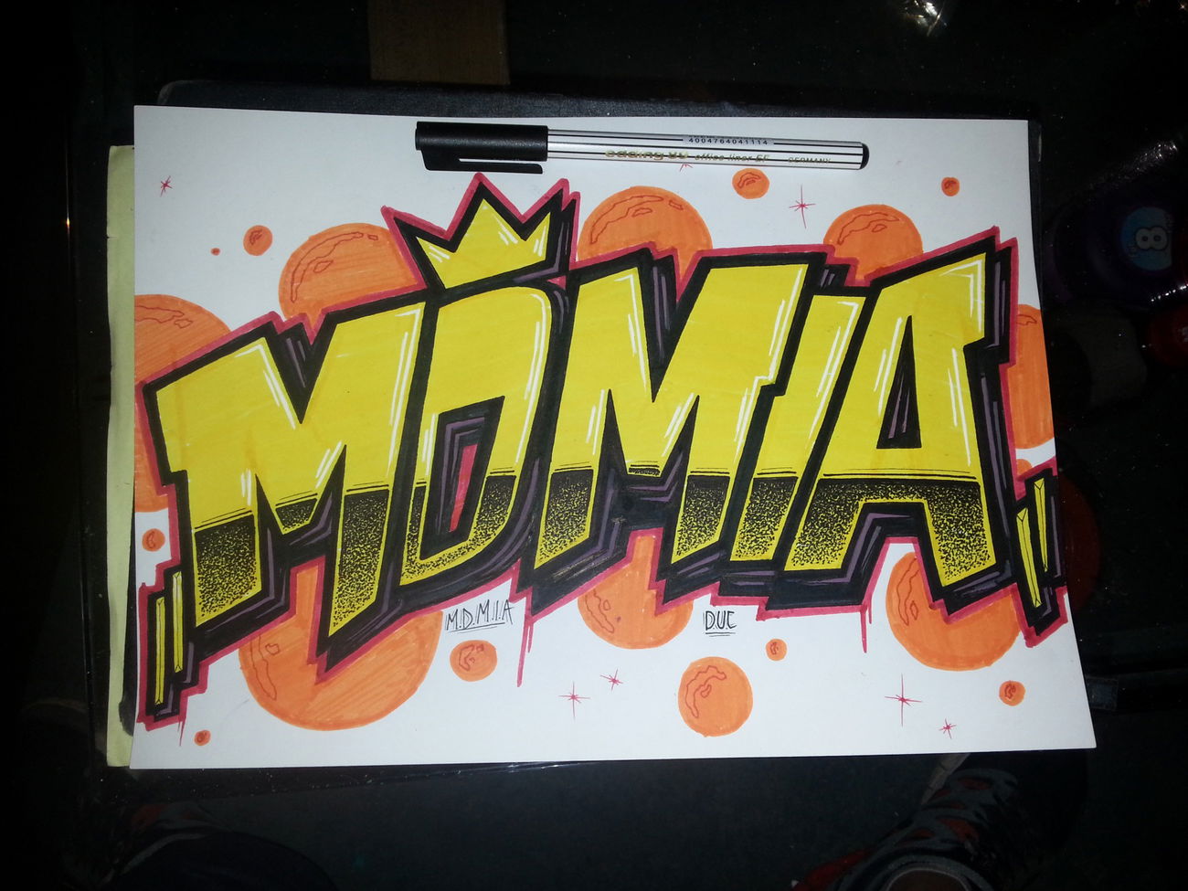 Graffiti Sketch - Photo by Anonymous