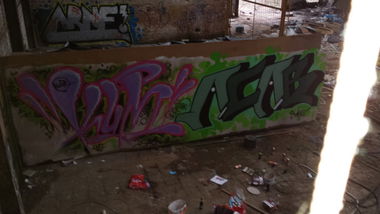 Graffiti Wall - Photo by Anonymous - kum, duc, ACAB (2015)