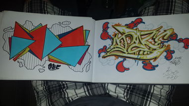 Graffiti Sketch - Photo by Anonymous - DUC, SPACE