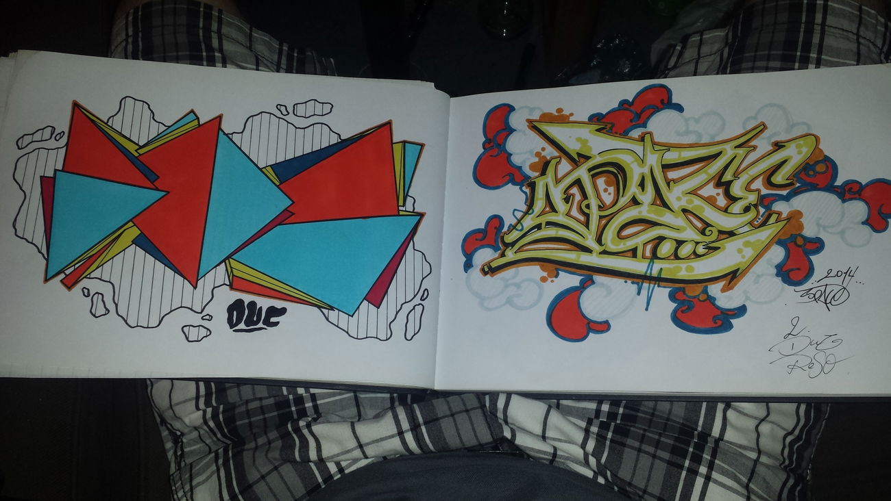 Graffiti Sketch - Photo by Anonymous - DUC, SPACE