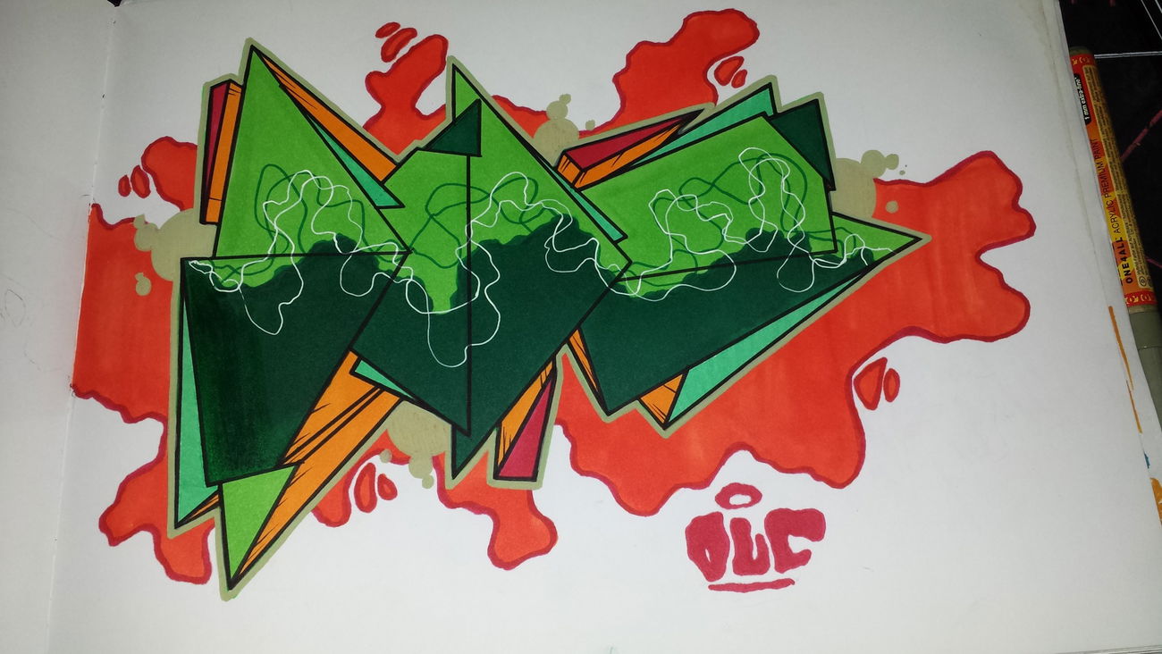 Graffiti Sketch - Photo by Anonymous - DUC (2015)