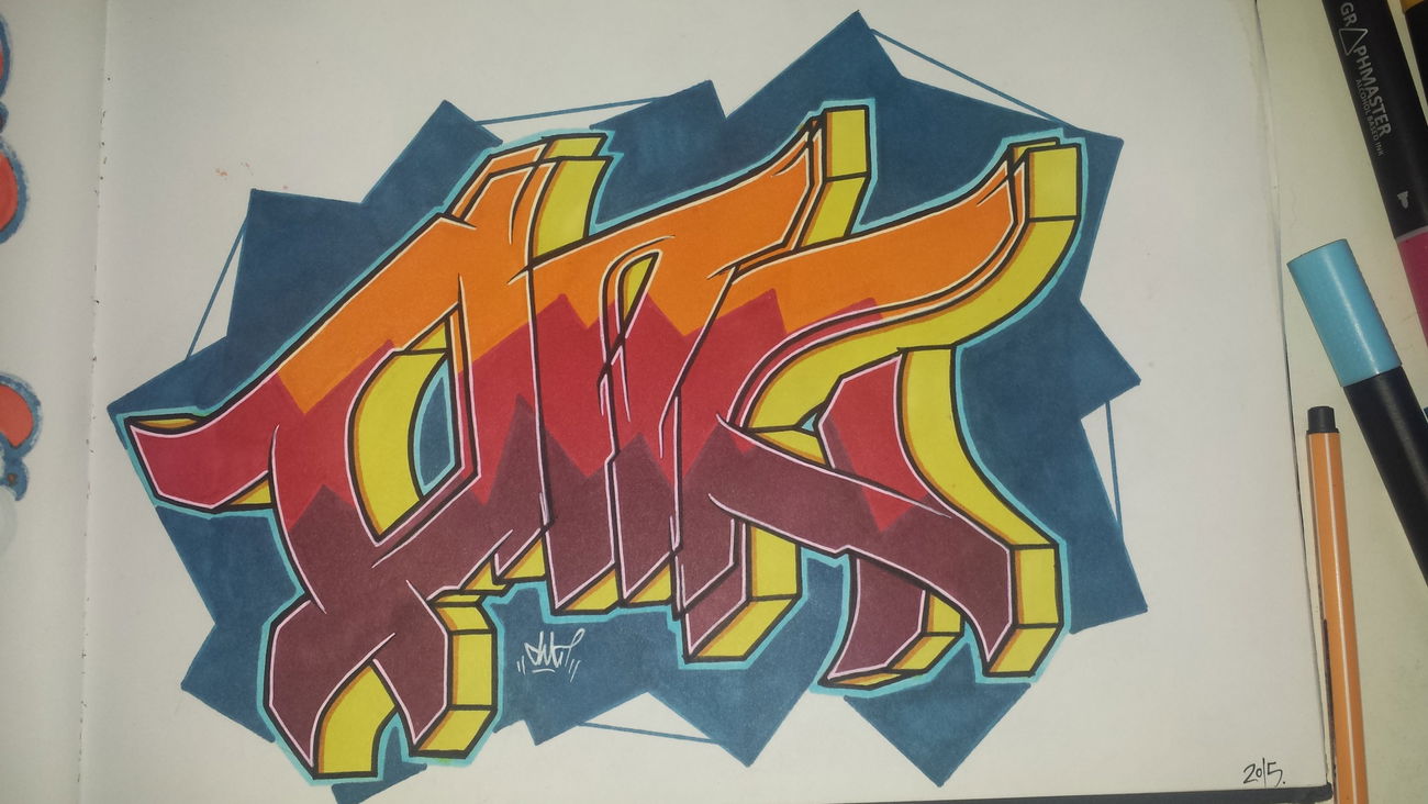 Graffiti Sketch - Photo by Anonymous - DUC (2015)