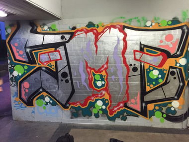 Graffiti Bombing - Photo by Anonymous