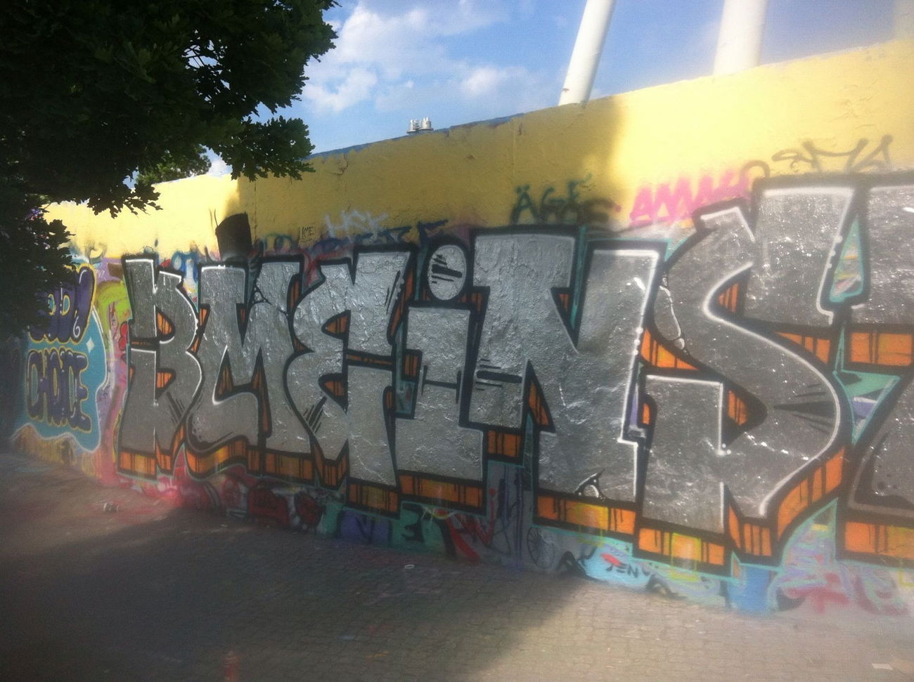 Graffiti Wall - Photo by Anonymous