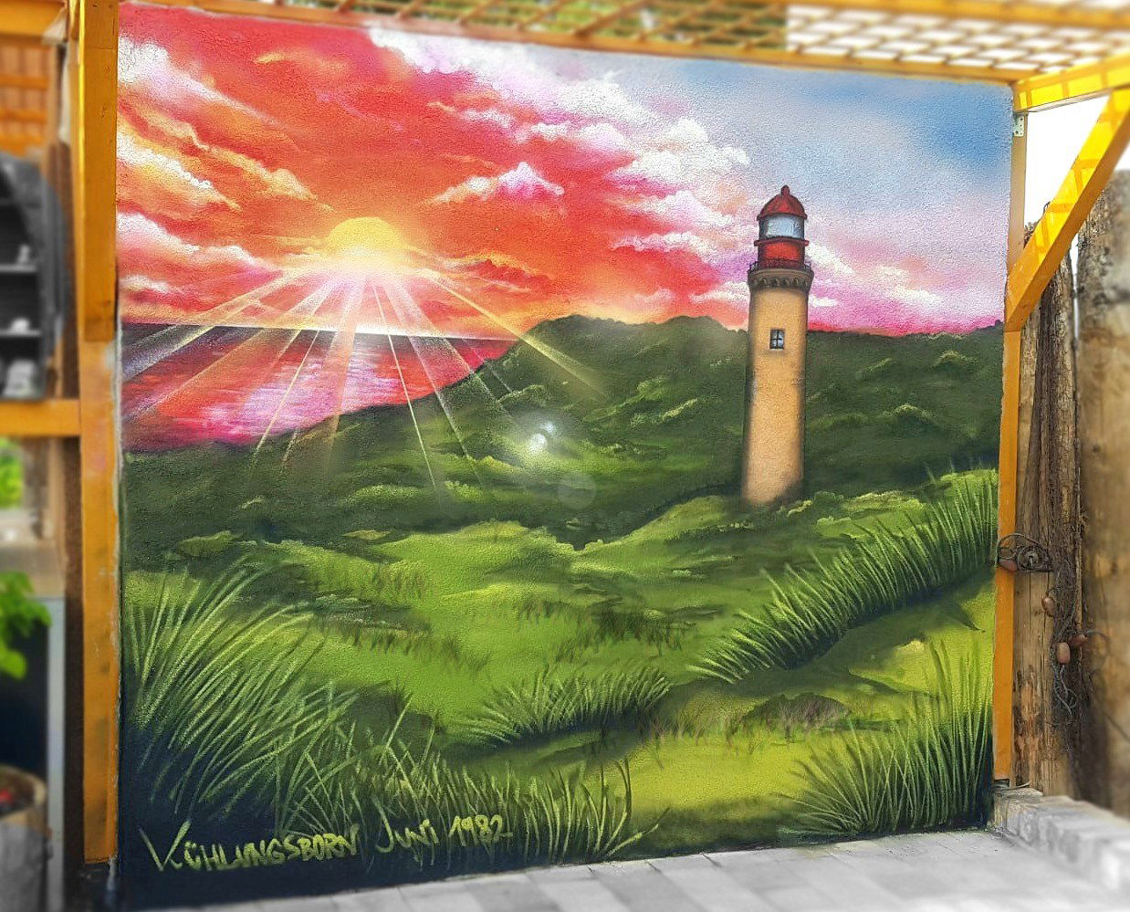 Graffiti Wall in Berlin - Photo by Antigrau - AMES, FUCK, NBR (2022)