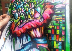 Graffiti Photo by Antigrau - ames, fuck, fuckcrew (2020)