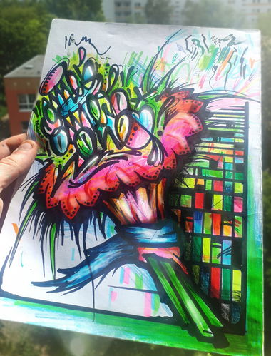 Graffiti Photo by Antigrau - ames, fuck, fuckcrew (2020)