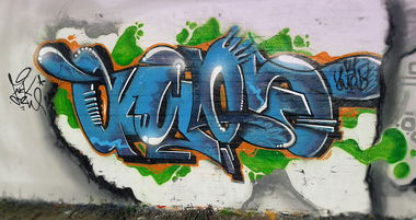 Graffiti in Berlin - Photo by Antigrau - Ames, FucKcrew, Berlin (2018)