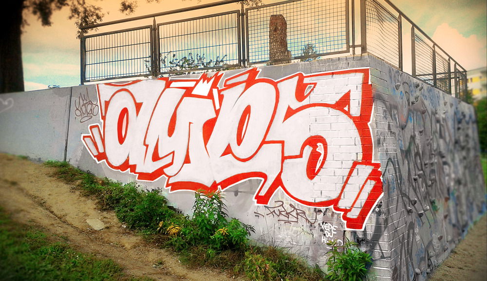 Graffiti Photo by Antigrau - AMES, FUCK, BERLIN (2018)