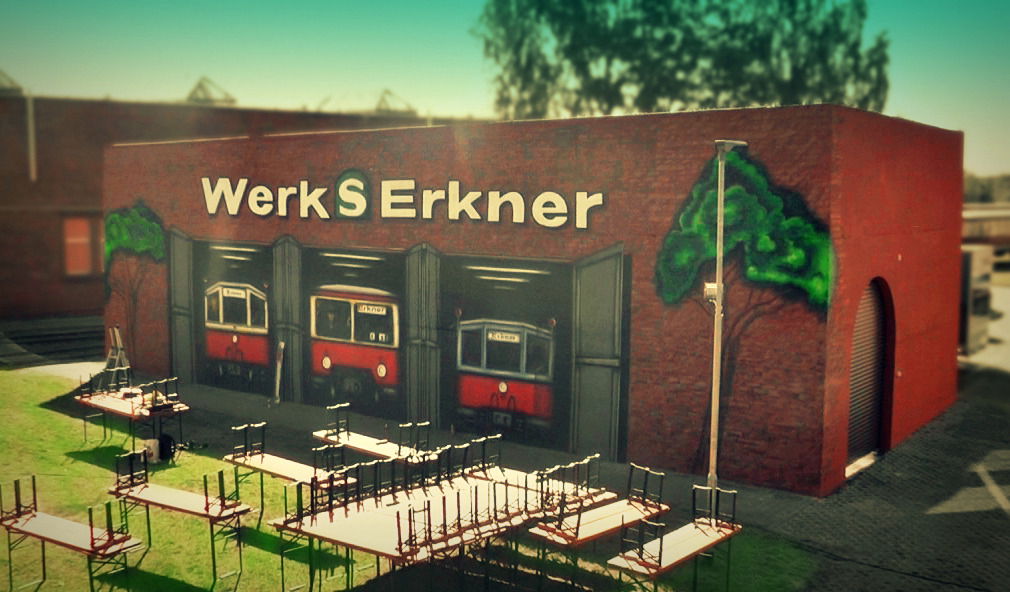 Graffiti in Berlin erkner - Photo by Antigrau - ames, fuck, sbahn (2018)