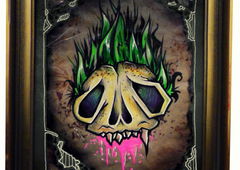 Graffiti Artwork - Photo by Antigrau - ames, fuck, amesone (2017)