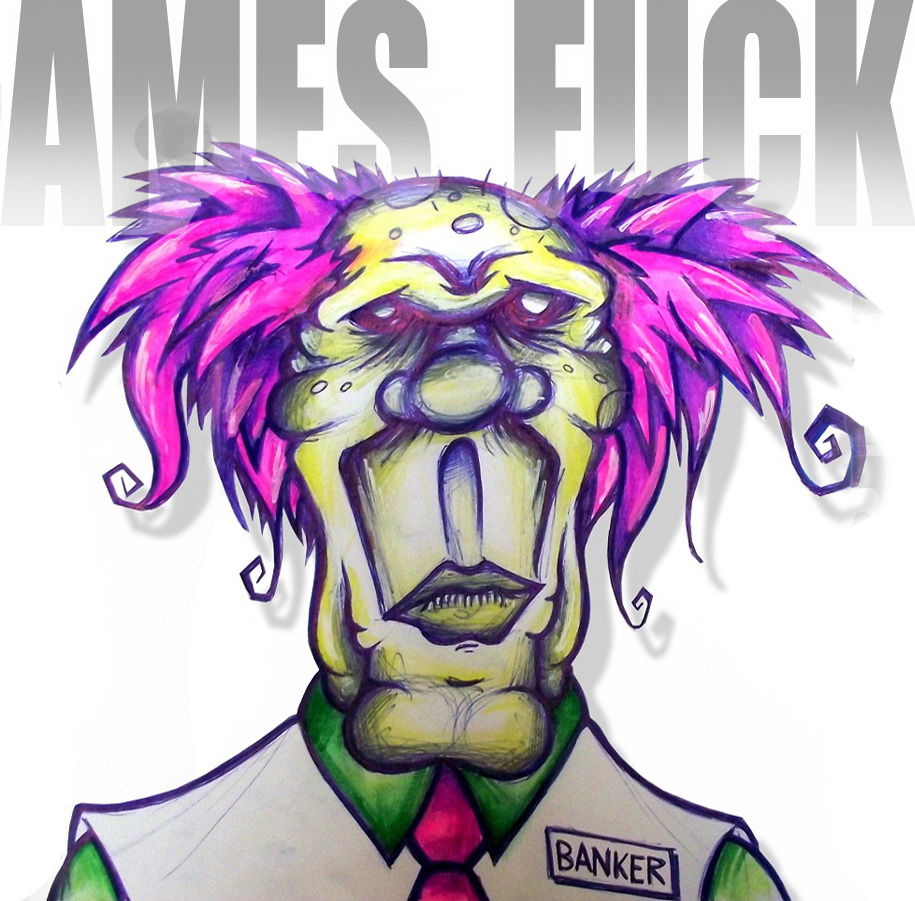 Graffiti Photo by Antigrau - ames, fuck, fuckrew (2017)