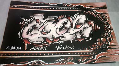 Graffiti Sketch - Photo by Antigrau - ames, fuck, amesone (2020)