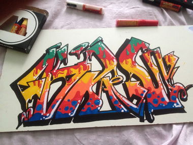 Graffiti Sketch - Photo by Antoniusone - 14kru, ante, antonius (2015)