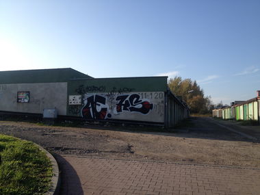 Graffiti Bombing in Gliwice zabinskiego - Photo by Antoniusone - ante, haes, collabo (2014)