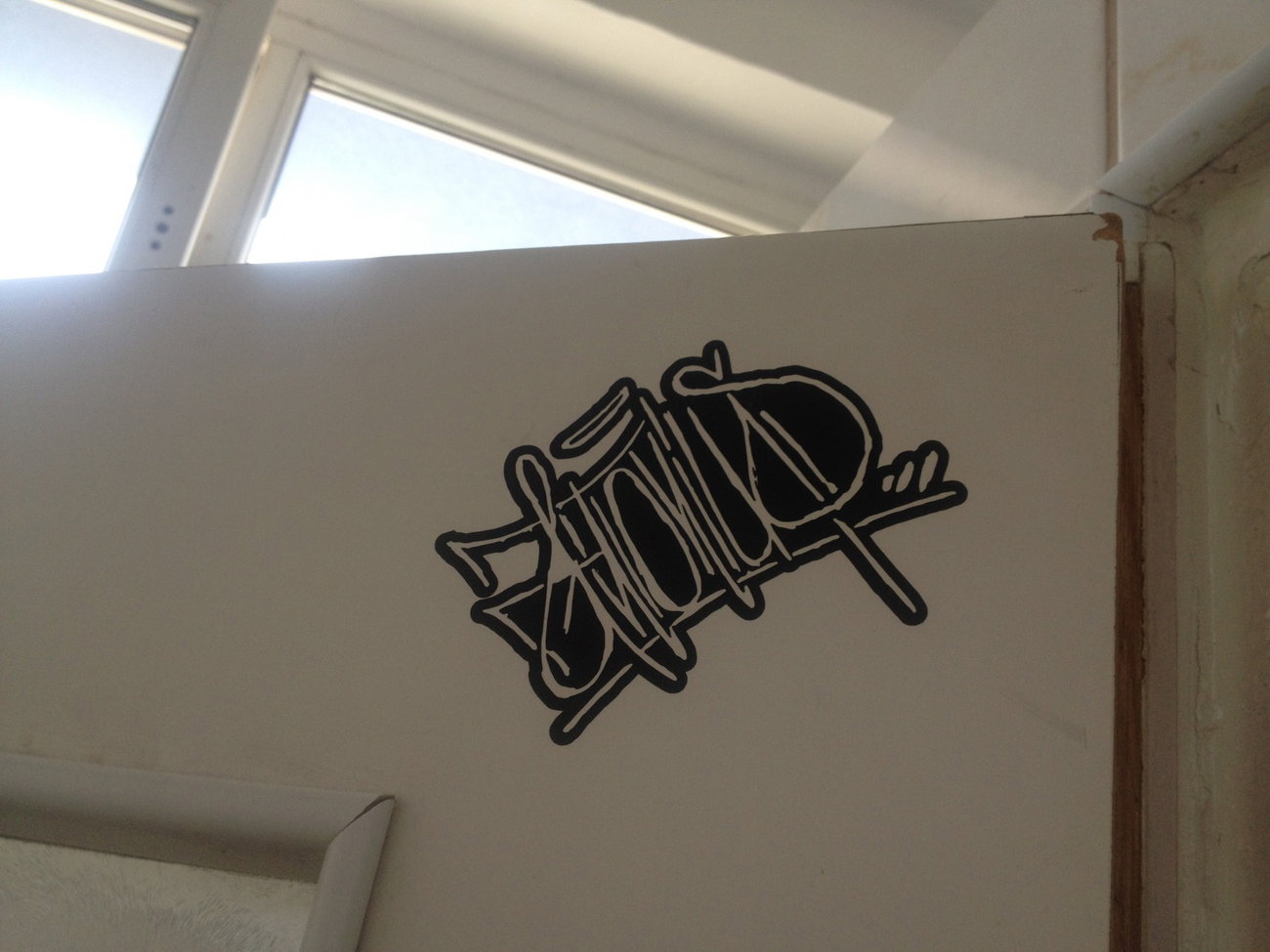 Graffiti Sketch in Gliwice warszawska - Photo by Antoniusone - sticker, stickers, antonius (2015)