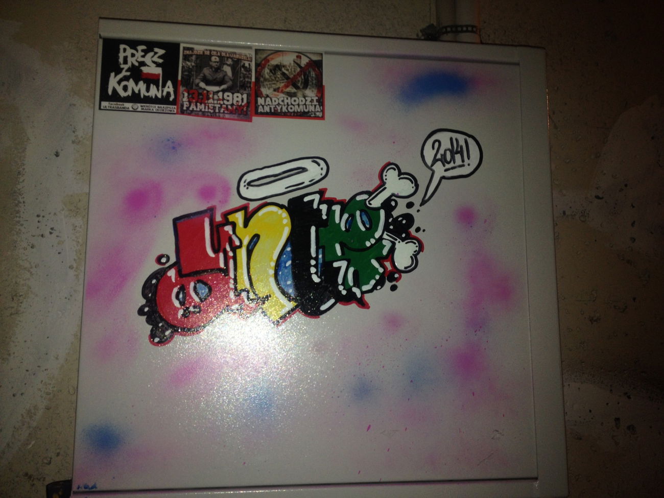 Graffiti Bombing - Photo by Antoniusone - ante, throw, up (2014)