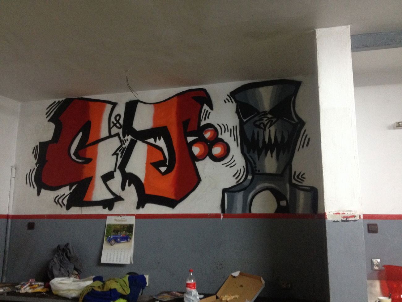 Graffiti Wall in Gliwice - Photo by Antoniusone - ante, antonius, legal (2013)