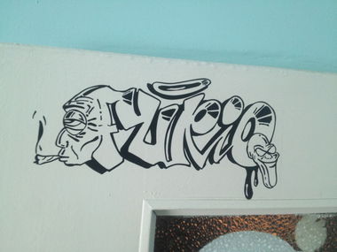 Graffiti Street Art - Photo by Antoniusone - ante, furio, sticker (2014)