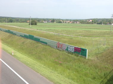 Graffiti Bombing in Poland - Photo by Antoniusone (2015)