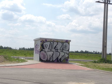 Graffiti Bombing - Photo by Antoniusone - chrome, throwup, ante (2015)