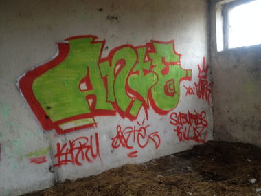 Graffiti Bombing - Photo by Antoniusone - old, one, ante (2010)