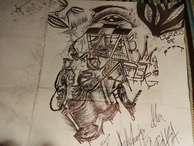 Graffiti Sketch - Photo by Antoniusone - rysowanie, ante, antonius (2015)