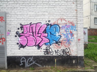 Graffiti Bombing - Photo by Antoniusone - oldschool, ante, 14kru (2014)
