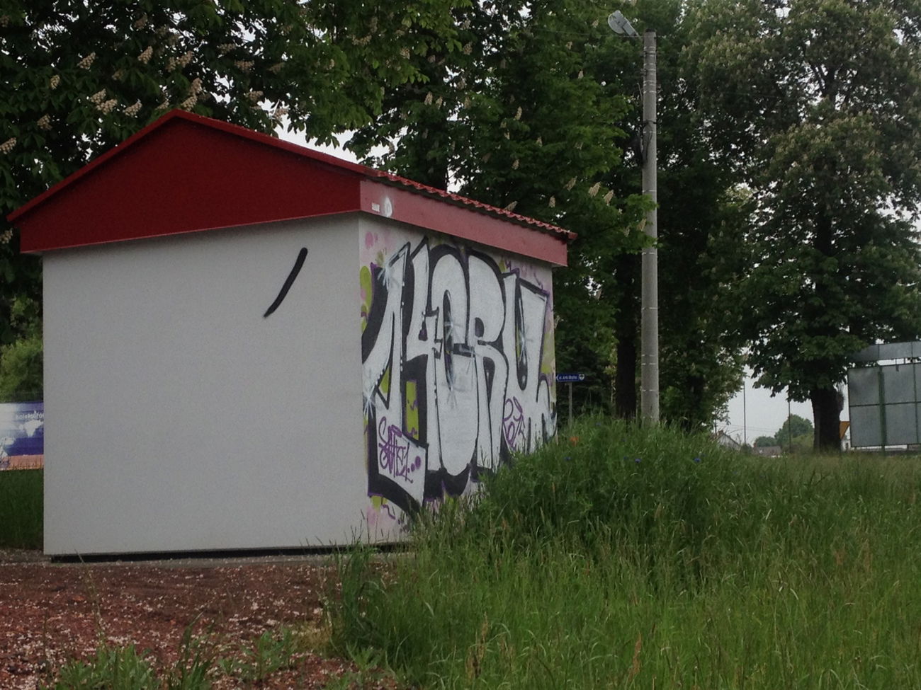 Graffiti Bombing in Sosnicowice - Photo by Antoniusone - 14kru, ante, antonius (2015)