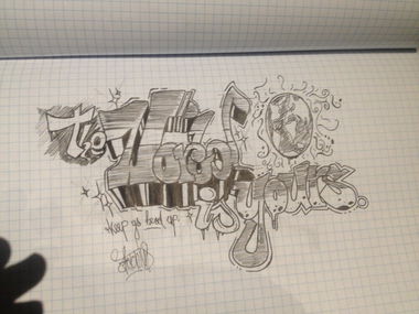 Graffiti Sketch - Photo by Antoniusone - ante, antonius, the (2014)