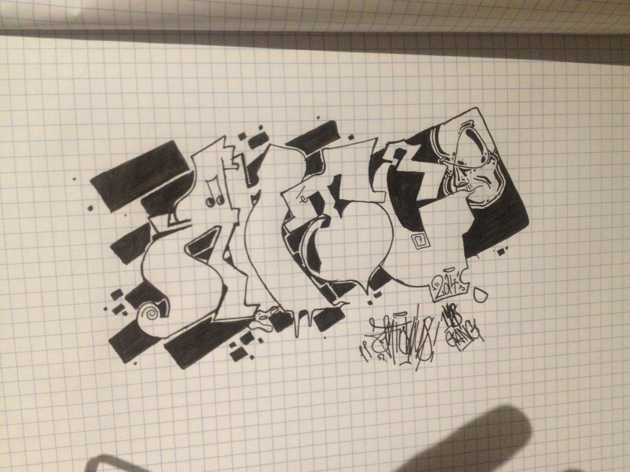 Graffiti Sketch - Photo by Antoniusone - ante, letters, got (2014)