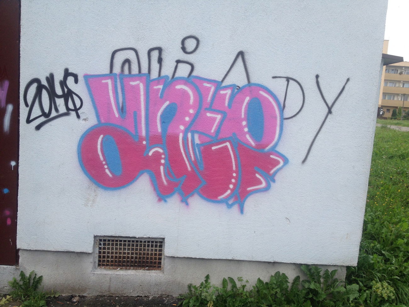 Graffiti Bombing - Photo by Antoniusone - ante, throwup, 14kru (2014)
