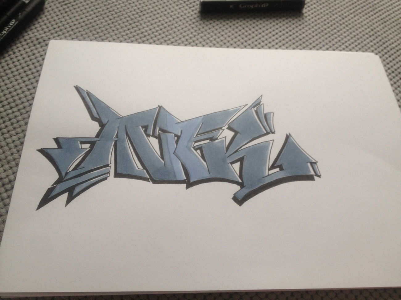 Graffiti Sketch - Photo by Antoniusone - antek, ante, antonius (2015)