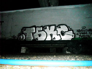 Graffiti Train in Shchyolkovo - Photo by Antony_Acer (2013)