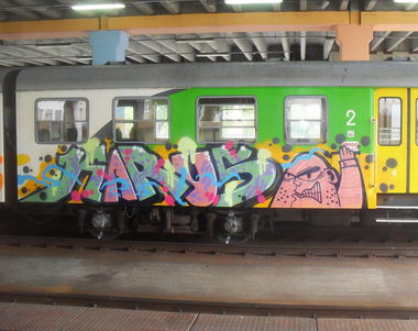 Graffiti Train - Photo by Antykacap