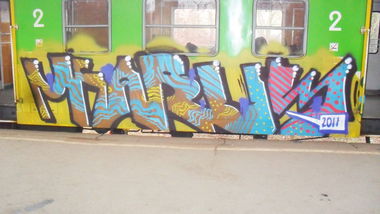 Graffiti Train - Photo by Antykacap (2011)