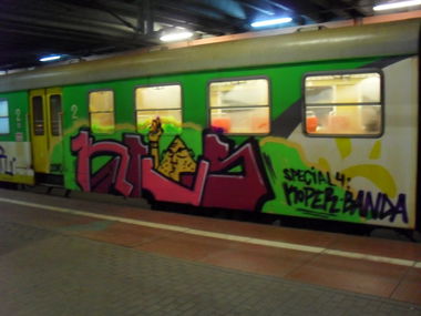Graffiti Train - Photo by Antykacap (2010)