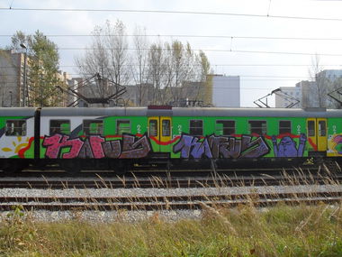 Graffiti Train - Photo by Antykacap (2010)